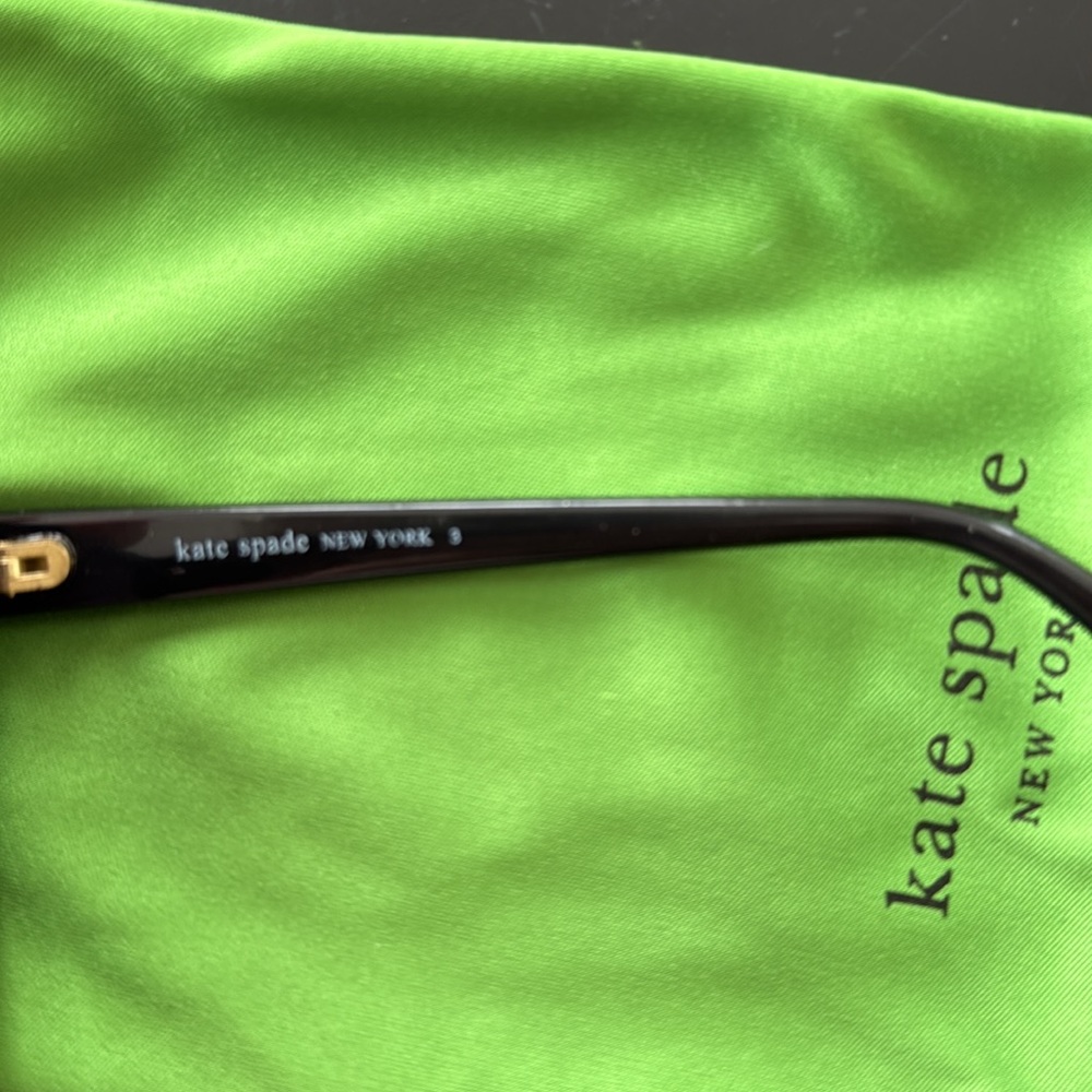 Kate Spade Samantha Black Cat Eye Sunglasses - Picture 11 of 12